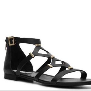 Steve Madden Black Cael Sandals